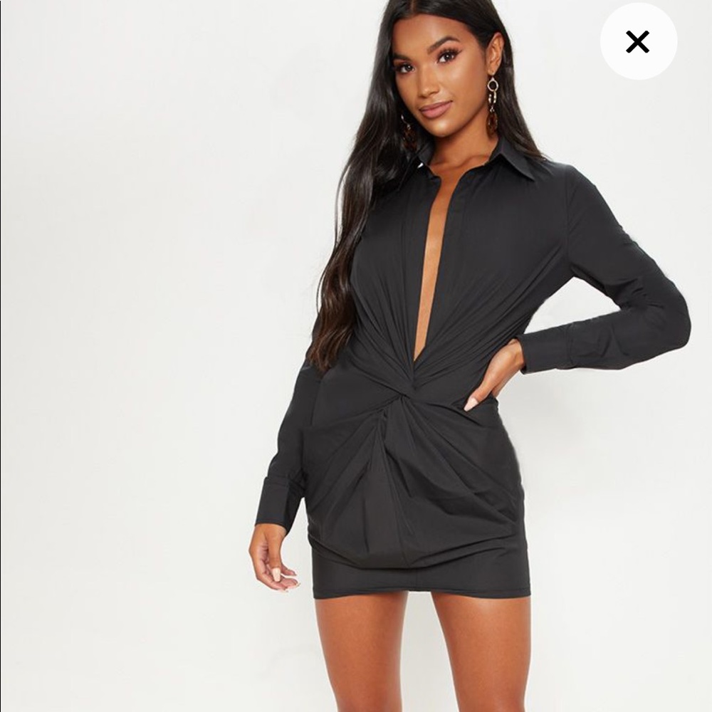 Black tuxedo dress
